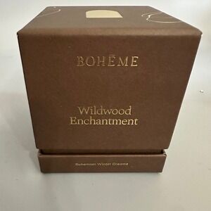 Boheme Wildwood Enchantment Scented Candle 8.5oz Bohemian Winter Dreams New